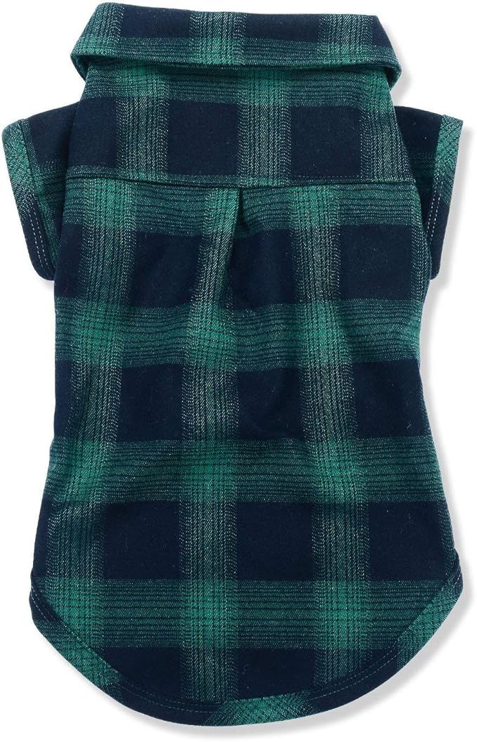 Koneseve Dog Shirt, Pet Plaid Clothes Shirt T-Shirt, Sweater Bottoming Shirt for Small Dog Cat Puppy Grid Adorable Wearing Stylish Cozy Halloween,Christmas Costumes (Green;S/Small)