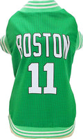 Dog Clothes Basketball Mesh Breathable T-Shirt,Pet Clothes Puppy Sportswear Spring/Summer Fashion Dog Shirt. (Green, Large)