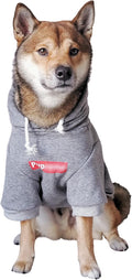 ChoChoCho Pup Dog Hoodie, Sweater, Fashion Clothes, Pet Clothing Cotton Cat Hoodies Stylish Streetwear Sweatshirt Gray Tracksuits Outfit for Puppy Small Medium Large (2XL)