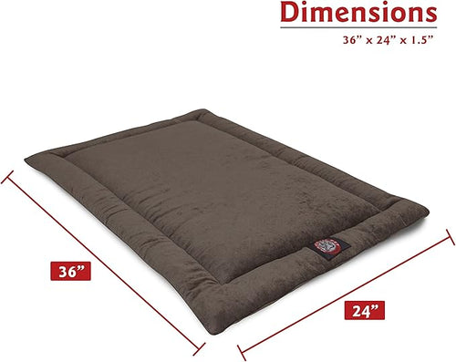 36" Villa Storm Gray Crate Dog Bed Mat By Majestic Pet Products