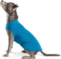 Goldpaw Stretchy Fleece Jacket for Small Dogs - Super Soft, Warm Dog Sweater - Pet Sweater Vest for Fall and Winter - Canine Clothes Made in The USA - Machine Washable - Marine Blue - Size 24