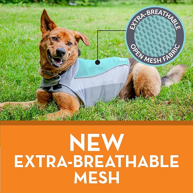 ThunderShirt Breeze for Dogs, Small, Aqua, Extra Breathable Mesh Fabric, Dog Anxiety Relief Vest for Every Day Stress & Calming During Thunder Storms and Fireworks