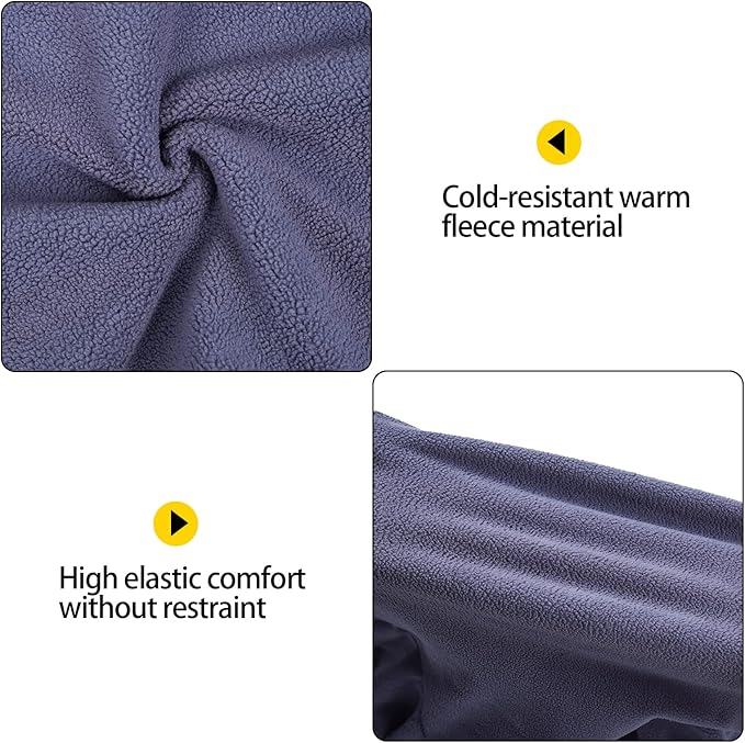 Dog Winter Coat,Warm Jacket,Puppy Polar Fleece High Collar Full Body Snowsuit,Comfort Windproof Dog Sweater(Grey,XS)
