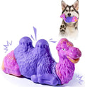 Tough Dog Toys for Aggressive Chewers, Durable Indestructible Nylon Dog Chew Toys for Large Medium Small Breeds, Squeaky Chew Toy for Puppy Teething, Interactive Dogs Toy Keep Them Busy (Wood Flavor)