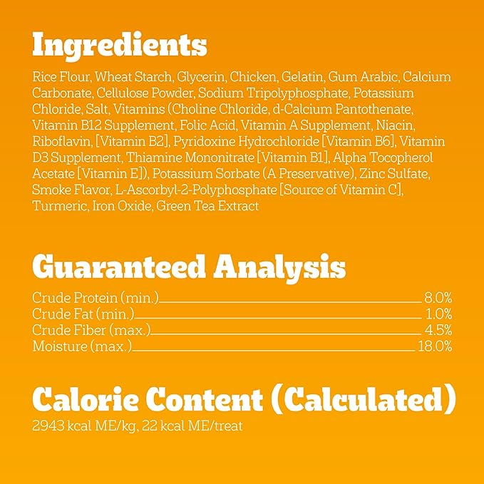 Pedigree Dentastix Small and Toy Breed Dog Treats, Original with Real Chicken, 17.7 oz. Bag (84 Treats)