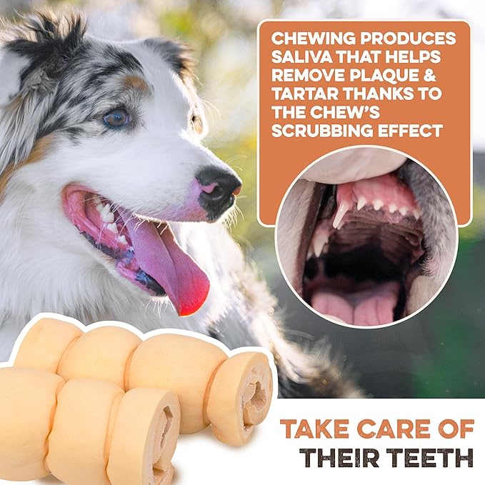 Premium Beef Cheek Rolls for Dogs 10-12" - (3-Pack) Long Lasting, Safe & Natural Rawhide Alternative Chews, Ideal for Large Dogs & Aggressive Chewers, Supports Dental Health & Digestion