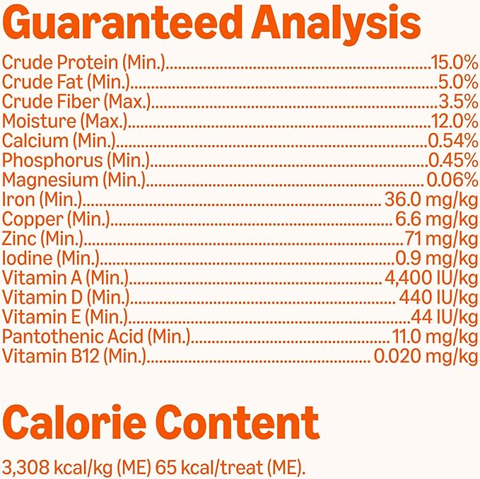 Amazon Basics Peanut Butter Flavor Biscuits Dog Treats 5 lb. Box