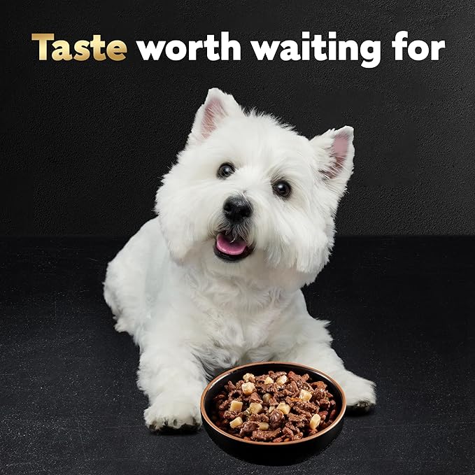 Cesar Home Delights Adult Wet Dog Food, Slow Cooked Chicken & Vegetables Dinner and Beef Stew Variety Pack, 3.5 oz. (12 Count, Pack of 2)