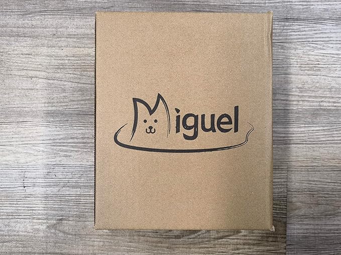 Miguel Dog Bed with Removable Cushion/Pillow for Medium Small Dogs, Washable Pet Bed with Side Easy to Wash Puppy Bed, Large Rectangle Cat Bed for Indoor Cat with Anti-Slip Bottom, Brown 30 Inch