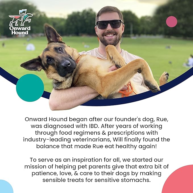 Onward Hound Training Treats for Dogs - Soft Salmon - Low Calorie Dog Training Treats for Sensitive Stomachs with Single Source Premium Protein, Corn Free, & Soy Free Formula - 4 oz